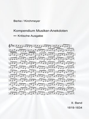 cover image of Kompendium Musiker-Anekdoten Zweiter Band 1819-1834
